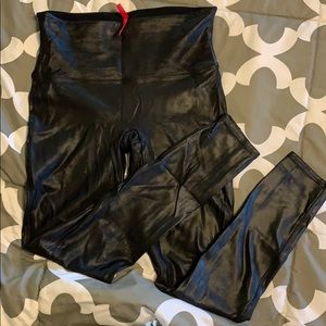 Spanx Faux Leather Leggings